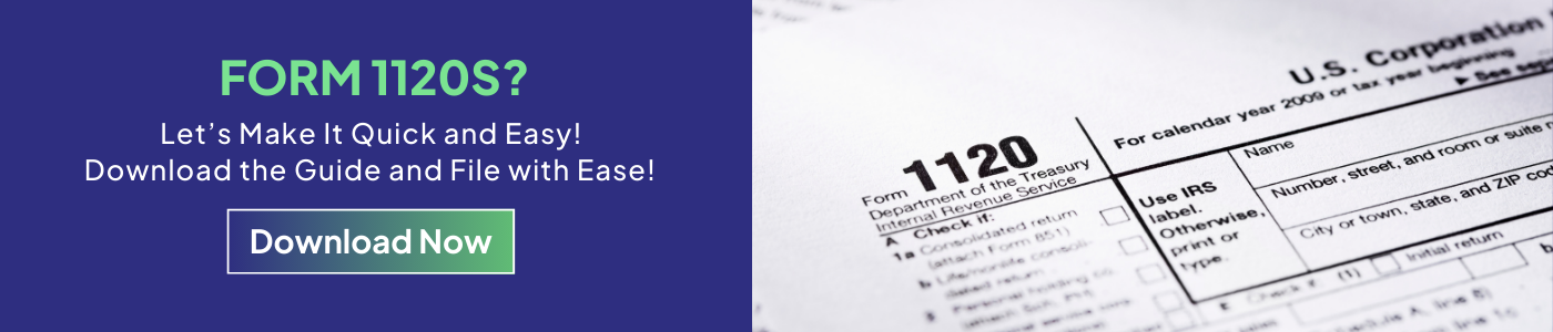 Form 1120S? Let’s Make It Quick and Easy! Download the Guide and File with Ease! 